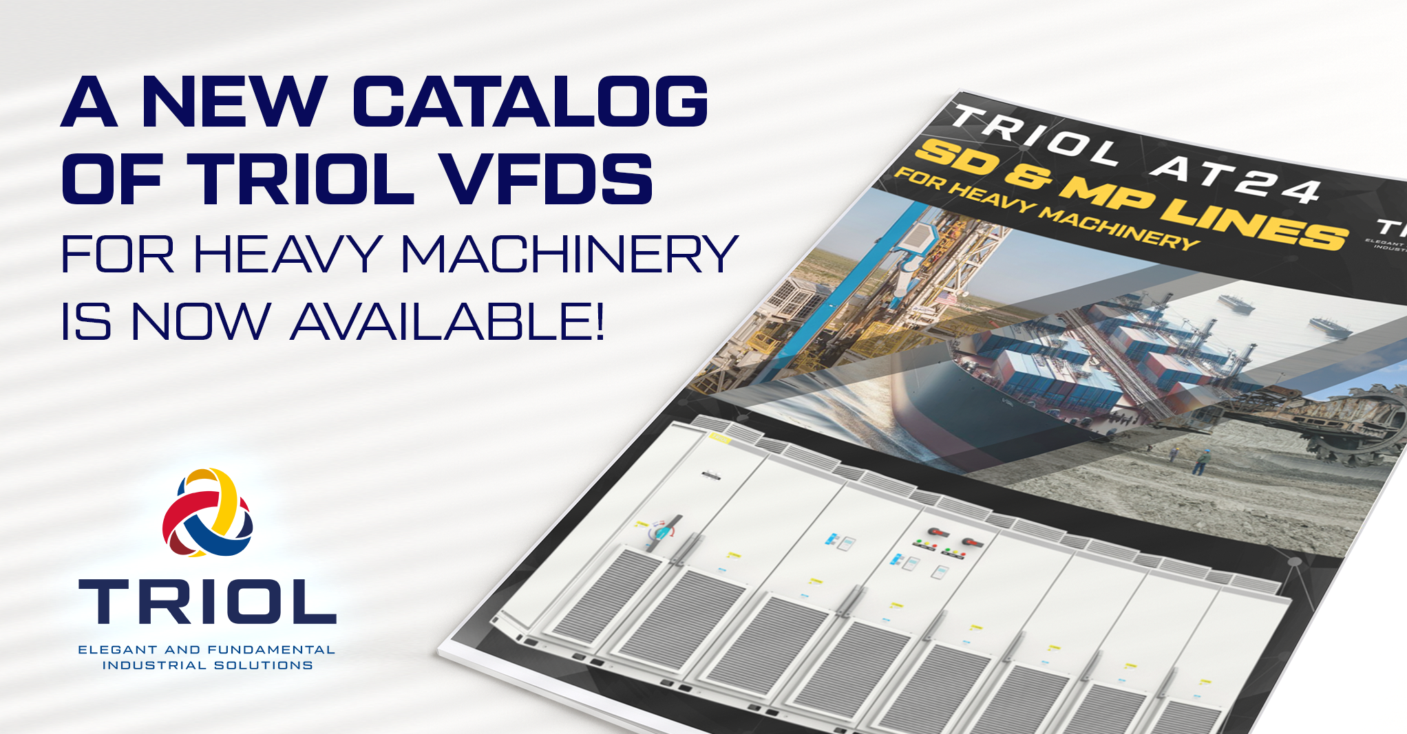 New catalog for LV VFD for Heavy Machinery AT24 SD MP lines