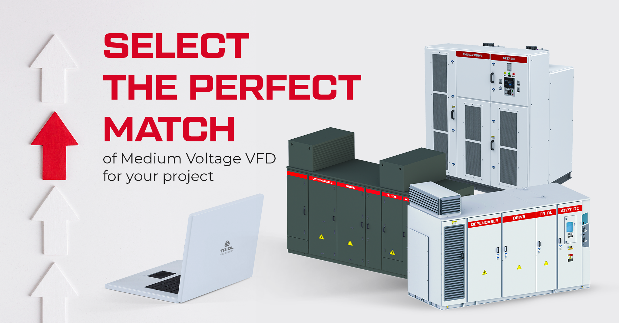 Comparison of 3 lines of Medium Voltage VFDs