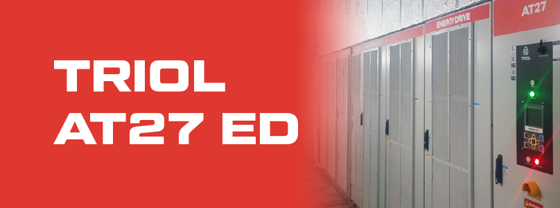 Triol AT27 ED has the smallest dimensions in the world among variable frequency drives of its class!